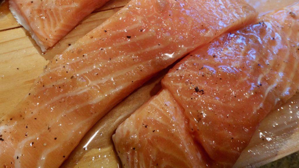 Cedar Plank Salmon • A Wholesome New World